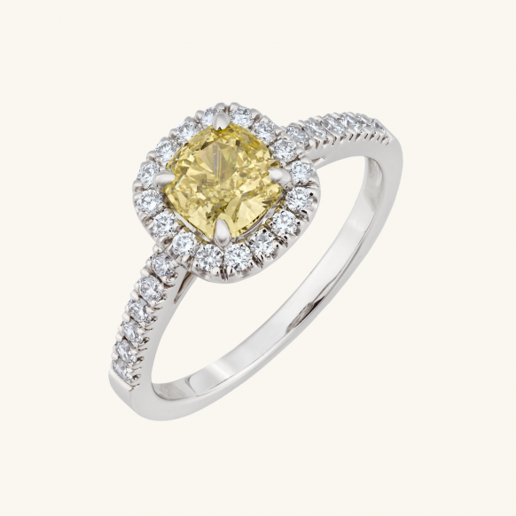 Solitaire Fancy Yellow