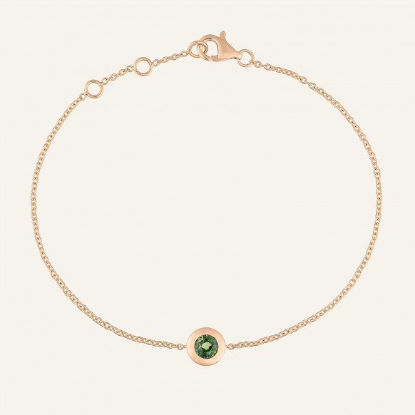 Bracelet Julia saphir vert